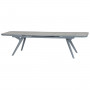 Alumínium asztal SAN DIEGO 299x100 cm (szürke)