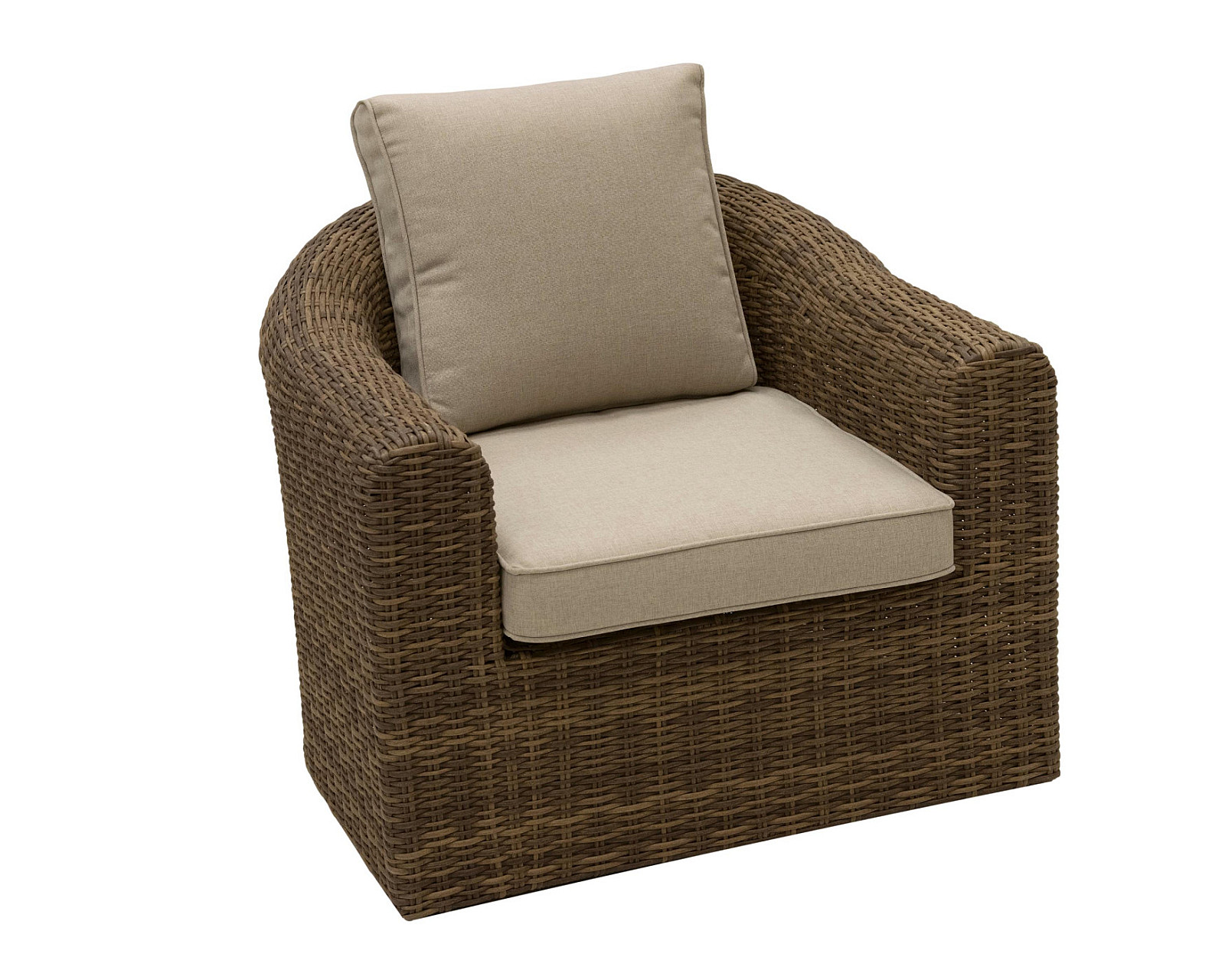 Rattan fotel BORNEO LUXURY (barna) termék 2. képe