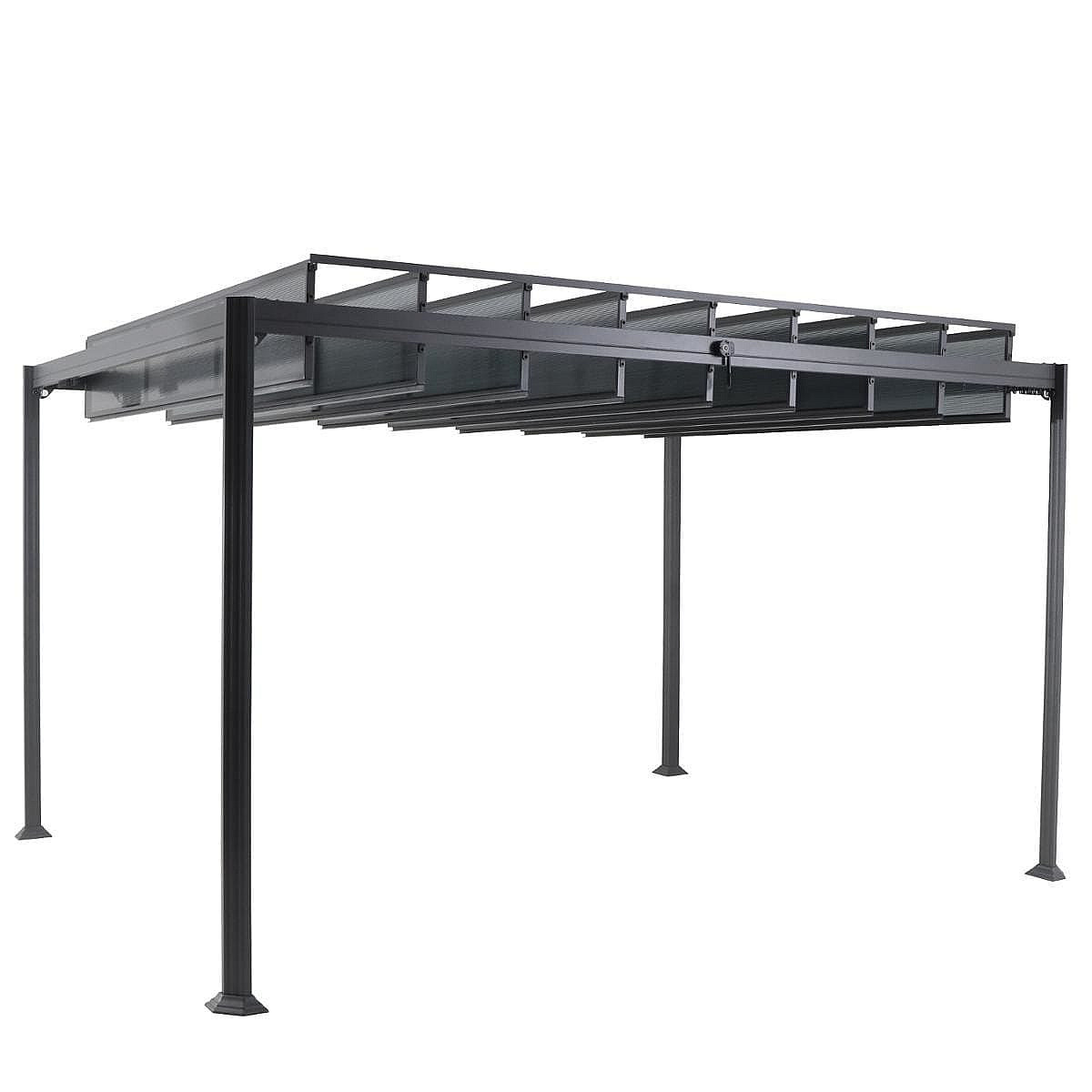 Kerti alumínium pavilon FLORES 3,8x3 m termék 2. képe